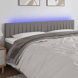  Posteljno vzglavje temno sivo 160x5x78/88 cm blago, (20952218) | Shoptok.si