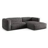 Micadoni Siva kutna garnitura od bouclé tkanine (s desnim kutom) Martina – Home | shoptok.hr