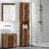 vidaXL kopalniška omarica z vrati tulum star les 37 x 31.5 x 203 cm, (5000064534) | Shoptok.si
