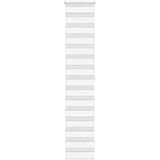 vidaXL Zebra senčilo bela 45x200 cm tkanina širina 40,9cm poliester | Shoptok.si