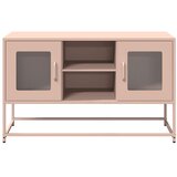  TV ormarić ružičasti 100,5x39x60,5 cm čelični Slike