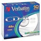 Verbatim medij CD-R 10PK ozke škatlice, (332745) | Shoptok.si