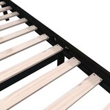  Za krevet od masivne borovine crni 135x190 cm 4FT6 bračni | shoptok.hr