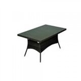 Green Bay bastenski sto od ratana crni - atlantic ( 047007 )