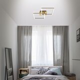 BRILONER 3210-017 - led prigušiva stropna svetiljka frame 2xLED/11W/230V zlatna | Eponuda.com