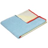 Hübsch Plavi pamučan ručnik od frotira 70x140 cm Block – Cijene