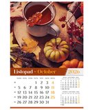  KALENDAR &amp;quot;VRTOVI 2026&amp;quot; 13 LISTOVA, SPIRALA Slike