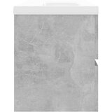 Ormarić Omarica za umivalnik z vgradnim umivalnikom siva iverna plošča | Shoptok.si