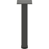  Noge za klub stolić 4 kom. antracit 42-44 cm čelik | Eponuda.com