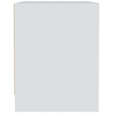 vidaXL noćni ormarić bijeli 45 x 34 x 44,5 cm od iverice | shoptok.hr