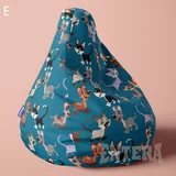 lazy bag, štampani, veliki, više dezena