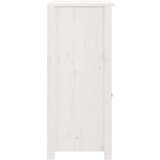 Komoda bela 40x35x80 cm trdna borovina, (20653966) | Shoptok.si
