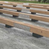 Gumenasti granulatni vanjski pod Crna 9 x 9 x 0,8 cm Guma | shoptok.hr