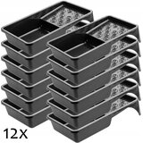 KADAX Velik pladenj za barvo 155x295 mm za komplet valjčkov za barvanje črne barve 12 kosov, (5000356705) | Shoptok.si
