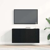 vidaXL TV ormarić crni hrast 80x30x41 cm inženjerski drvo | shoptok.hr