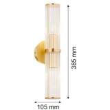  Argon 7203 - Zidno svetlo HAMPTON 2xE14/7W/230V zlatna | Eponuda.com
