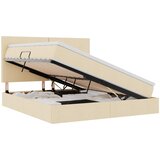 Krevet s madracem i skladištem Krema 160 x 200 cm Poliester | Eponuda.com