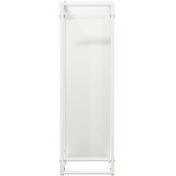  Stalak za drva bijeli 25x25x80 cm Hladno valjani čelik | shoptok.hr