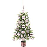 vidaXL Božićno drvce s 150 LED svjetlima s stalakom Zelena 65 cm PE | shoptok.hr