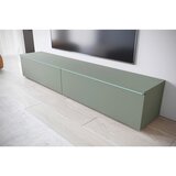 XXXL Nizka Omarica Vera, Zelena, Z Osvetlitvijo | Shoptok.si