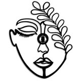 Opviq flower faced V2 black wall lamp | ePonuda.com