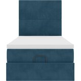  Okvir kreveta s madracima tamnoplavi 90x200cm baršunasti | shoptok.hr