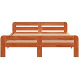 vidaXL Okvir kreveta bez madraca voštano smeđi 160x200 cm od borovine | shoptok.hr