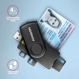 Axagon Čitač pametnih kartica CRE-SMP2A USB 2.0 Pocket Reader | shoptok.hr