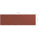 vidaXL Balkonsko platno terakota 90x300 cm oksford blago, (20764755) | Shoptok.si