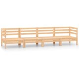 Vrtna sedežna garnitura 4-delna trdna borovina, (20676587) | Shoptok.si