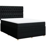 Maison Chic Box spring postelja - Vzmetna postelja z vzmetnico črna 160x200 cm blago SL24176, (21879697) | Shoptok.si
