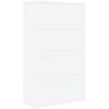  Stalak za CD-ove 4 kom. Bijela 40 x 17 x 17 cm | shoptok.hr