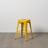 Ixia Žute metalne barske stolice u setu 2 kom (visine sjedala 61 cm) – | shoptok.hr