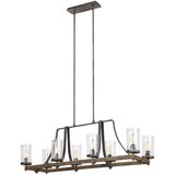 Quintiesse Angelo Lestenec Feiss 8 Light Isle, preperel hrast, (22098538) | Shoptok.si