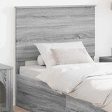  Uzglavlje s uzglavljem Siva Sonoma 75 cm Konstruirano drvo | shoptok.hr