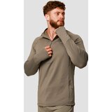 GymBeam Majica za trčanje Pulse 1/2 Zip Vetiver XL | ePonuda.com