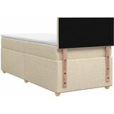  Boxspring krevet s madracem Krem 80 x 200 cm Tkanina | shoptok.hr