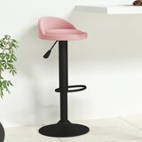  Barski stolac ružičasti baršunasti | shoptok.hr