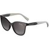 Armani Exchange Sončna očala črna / naravno bela
