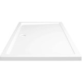 vidaXL Pravokutna ABS tuš-kada bijela 80 x 120 cm | shoptok.hr