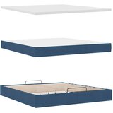  Otomanski krevet s madracem plavi 180x200cm od tkanine | shoptok.hr