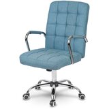 Janshop Benton modri pisarniški stol iz blaga, (21612096) | Shoptok.si