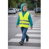 Odsevni brezrokavnik otroški child 5-8 let rumen PROMOCIJA