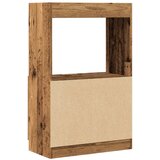  Visoka komoda boja staro drvo 63x33x100 cm konstruirano drvo | shoptok.hr