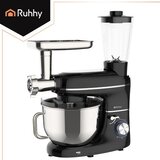 Ruhhy 3u1 planetarni mikser 1500W s blenderom i mašinom za mljevenje mesa | Zdjela 6,2 L | shoptok.hr