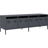 vidaXL TV ormarić antracit 135 x 39 x 43,5 cm hladno valjani čelik | shoptok.hr