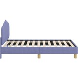  Okvir kreveta za malu djecu s naslonom Traper plava 80 x 160 cm | shoptok.hr