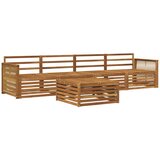 vidaXL Zunanja garnitura za sedenje 5 pcs Naravna Masiven les akacije, (5000282425) | Shoptok.si