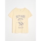 Sinsay Dvodijelna pamučna pidžama s natpisom Salty Babes | shoptok.hr