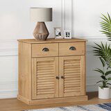 vidaXL Komoda s predali VIGO 78x40x75 cm trdna borovina Cene